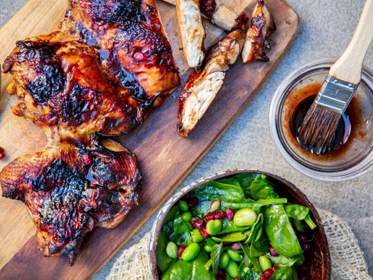 Butterflied Chicken Pomegranate Molasses Butterflied Chicken Pomegranate Molasses